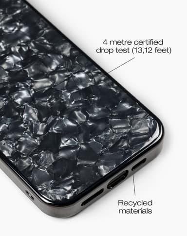 Pearlised Case iPhone 15PM Black