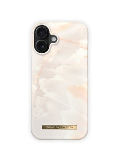 Printed Case MagSafe iPhone 16PL Rose Pearl Marble