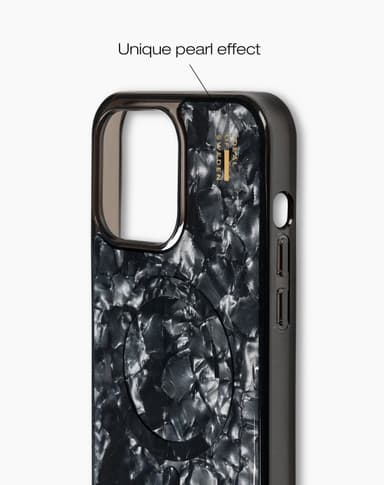 Pearlised Case MagSafe iPhone 15PM Black