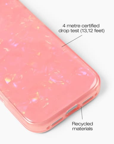 Pearlised Case iPhone 16PM Pink