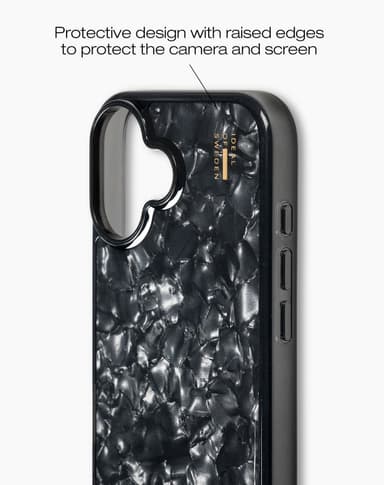 Pearlised Case iPhone 16PL Black