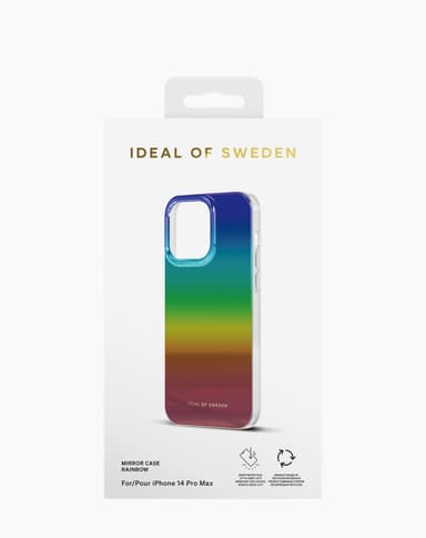 Mirror Case iPhone 14PM Rainbow