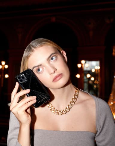 Statement Case iPhone 8/7/6/6S/SENeo Noir Cr Flp