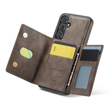 DG-Ming Magking K2 2i1 fodral Samsung Galaxy S25 - Coffee