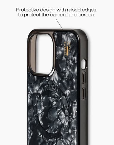 Pearlised Case MagSafe iPhone 14PM Black
