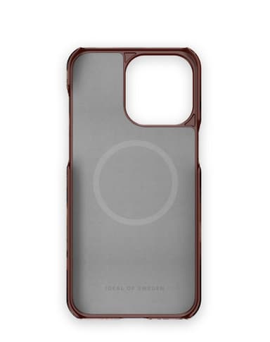 Printed Case MagSafe iPhone 15PM Dark Amber Marble