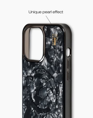 Pearlised Case MagSafe iPhone 14PM Black