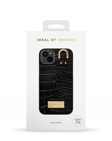 Atelier Case iPhone 14PL Black Croco