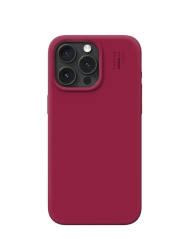 Silicone Case MagSafe iPhone 15PM Cranberry
