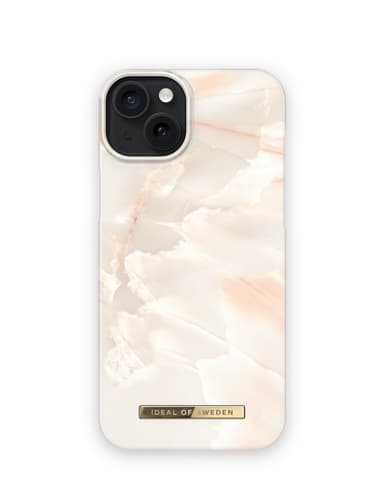 Printed Case iPhone 15PL Rose Pearl Marble