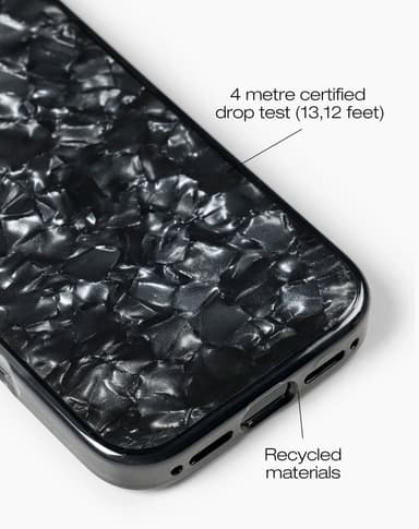 Pearlised Case iPhone 16PM Black