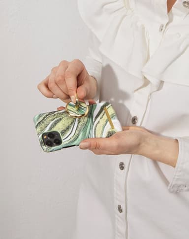 Printed Case iPhone X/XS Cosmic Green Swirl