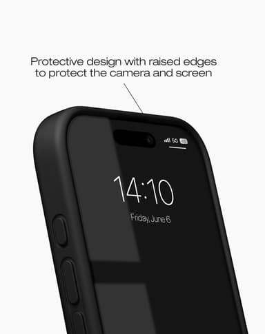Silicone Case MagSafe iPhone 16PL Black