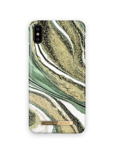 Printed Case iPhone X/XS Cosmic Green Swirl