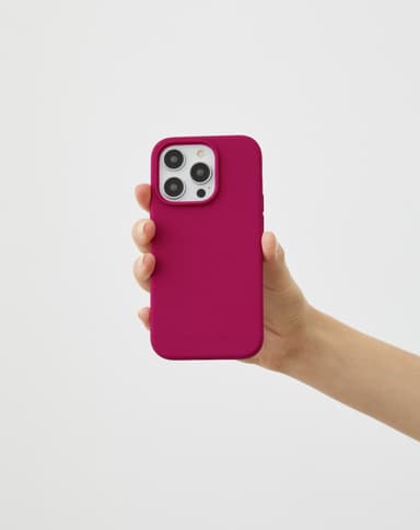 Silicone Case iPhone 15PL Magenta