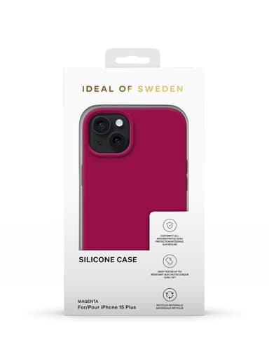Silicone Case iPhone 15PL Magenta