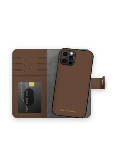 Magnet Wallet+ iPhone 12/12P Dark Brown