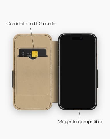 Folio MagSafe Wallet iPhone 15PM Black