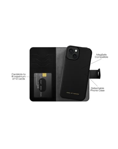 Magnet Wallet+ MagSafe iPhone 15 Black