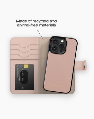 Magnet Wallet+ MagSafe iPhone 15PR Pink