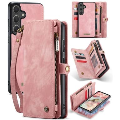 CaseMe mobilfodral 008 8-kort Samsung Galaxy S25 Plus - Rosa