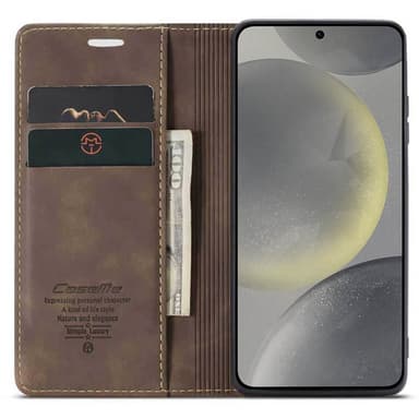 CaseMe mobilfodral 013 Samsung Galaxy S25 - Coffee