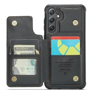 CaseMe mobilfodral C22 Samsung Galaxy S25 Plus - Svart