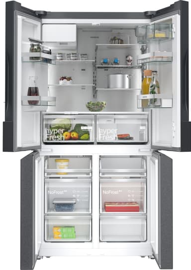Siemens IQ500 French Door Kyl/Frys  KF96DAXEA (Svart rostfritt stål)