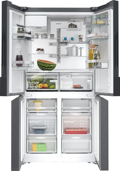 Siemens French Door Kyl/Frys KF96DPXEA (Svart rostfritt stål)