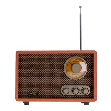 Adler retro Bluetooth-högtalare med FM/AM-radio