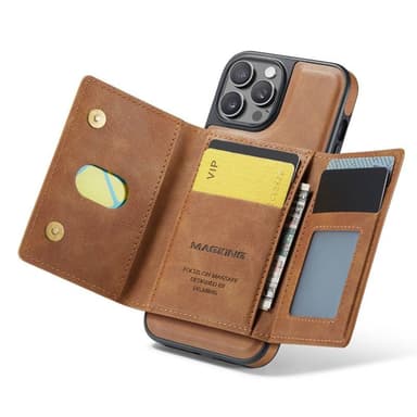 DG-Ming Magking K2 2i1 fodral iPhone 12 Pro Max - Brun