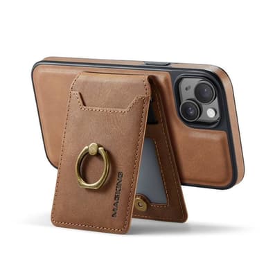 DG-Ming Magking K1 2i1 fodral iPhone 13 - Brun