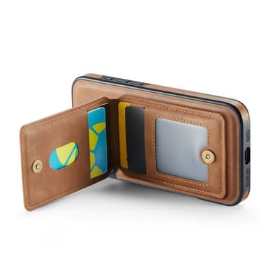 DG-Ming Magking K1 2i1 fodral iPhone 16 Pro Max - Brun