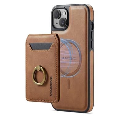 DG-Ming Magking K1 2i1 fodral iPhone 13 - Brun