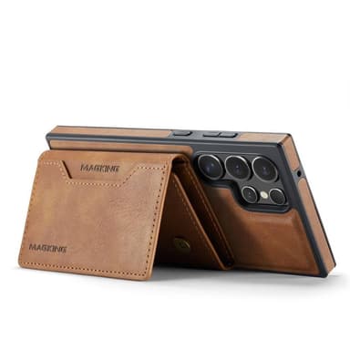 DG-Ming Magking K2 2i1 fodral Samsung Galaxy S23 Ultra - Brun