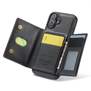 DG-Ming Magking K2 2i1 fodral iPhone 16 Plus - Svart