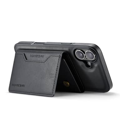DG-Ming Magking K2 2i1 fodral iPhone 16 Plus - Svart