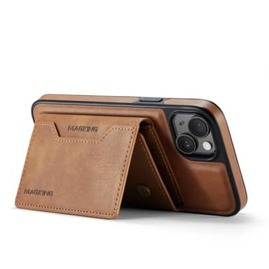 DG-Ming Magking K2 2i1 fodral iPhone 13 - Brun