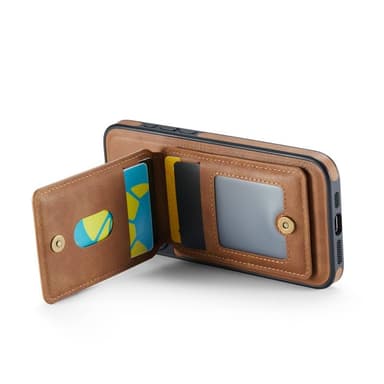 DG-Ming Magking K1 2i1 fodral iPhone 15 Pro Max - Brun