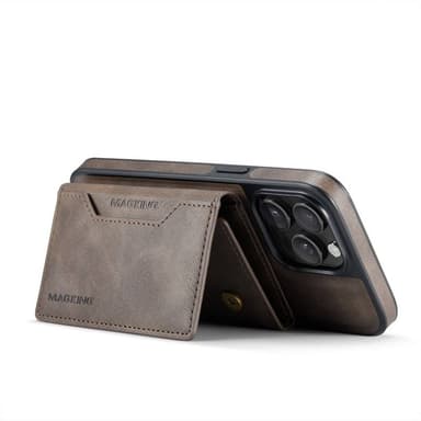 DG-Ming Magking K2 2i1 fodral iPhone 15 Pro - Coffee