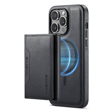 DG-Ming Magking K2 2i1 fodral iPhone 14 Pro Max - Svart