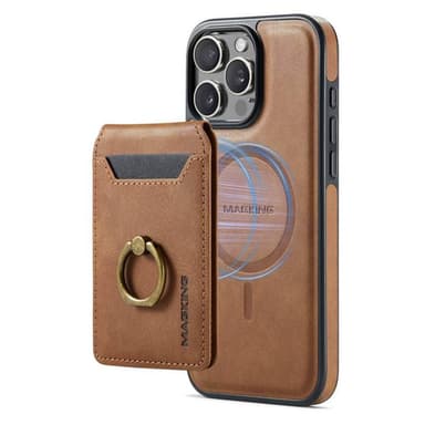 DG-Ming Magking K1 2i1 fodral iPhone 16 Pro - Brun