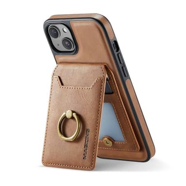 DG-Ming Magking K1 2i1 fodral iPhone 15 Plus - Brun