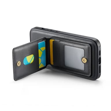 DG-Ming Magking K1 2i1 fodral iPhone 15 - Svart