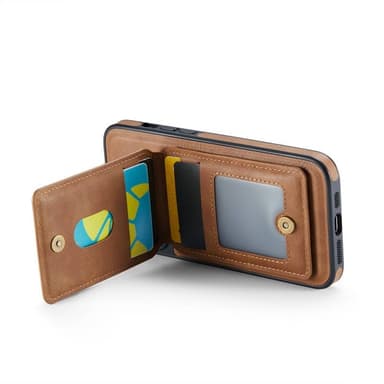 DG-Ming Magking K1 2i1 fodral iPhone 12 Pro Max - Brun
