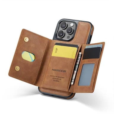 DG-Ming Magking K2 2i1 fodral iPhone 13 Pro - Brun