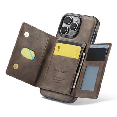 DG-Ming Magking K2 2i1 fodral iPhone 16 Pro - Coffee