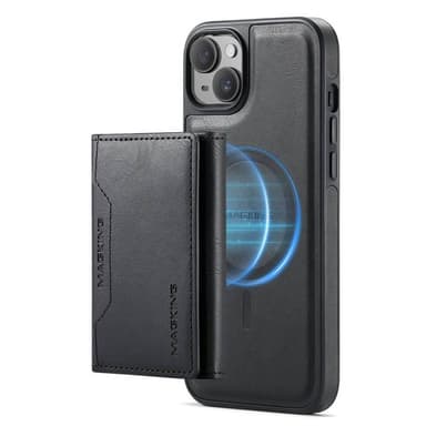 DG-Ming Magking K2 2i1 fodral iPhone 15 Plus - Svart