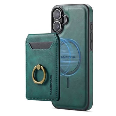 DG-Ming Magking K1 2i1 fodral iPhone 16 Plus - Petrol