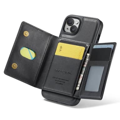 DG-Ming Magking K2 2i1 fodral iPhone 15 Plus - Svart